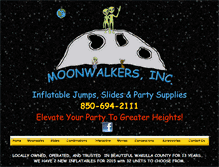 Tablet Screenshot of moonwalkerjumps.com